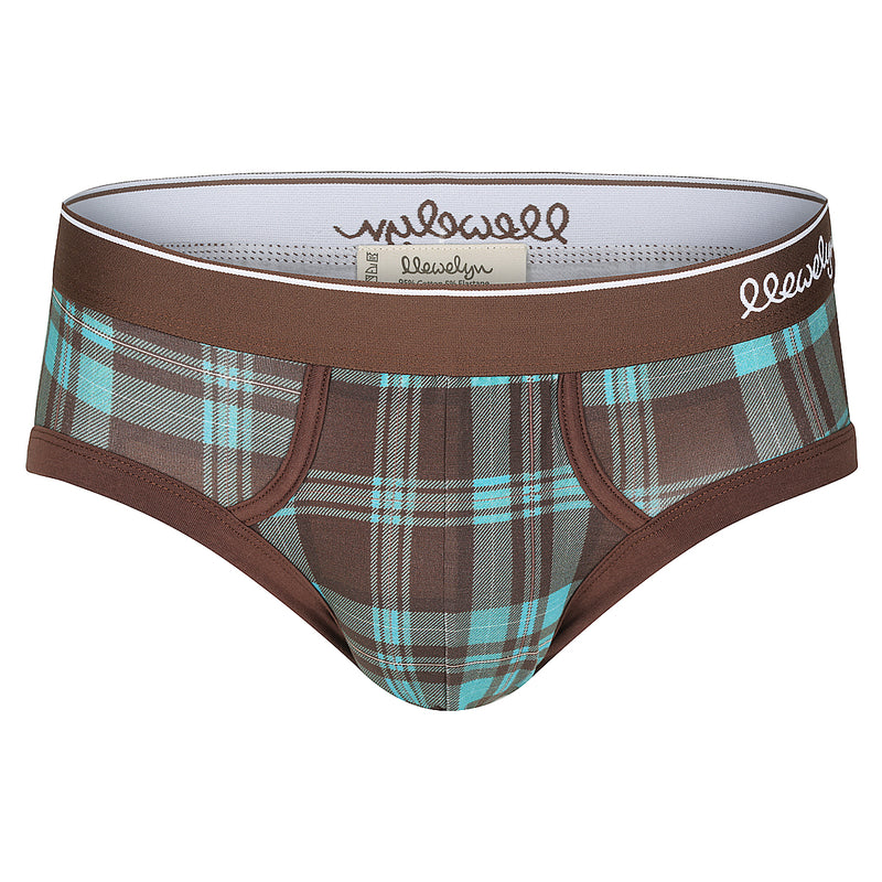 Boxer Brief Chocolate Houndstooth