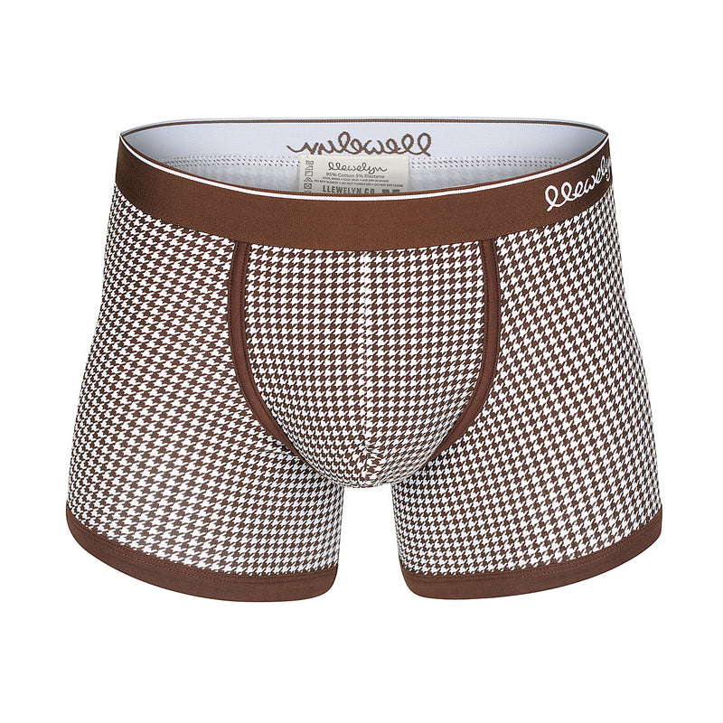 Boxer Brief Chocolate Houndstooth