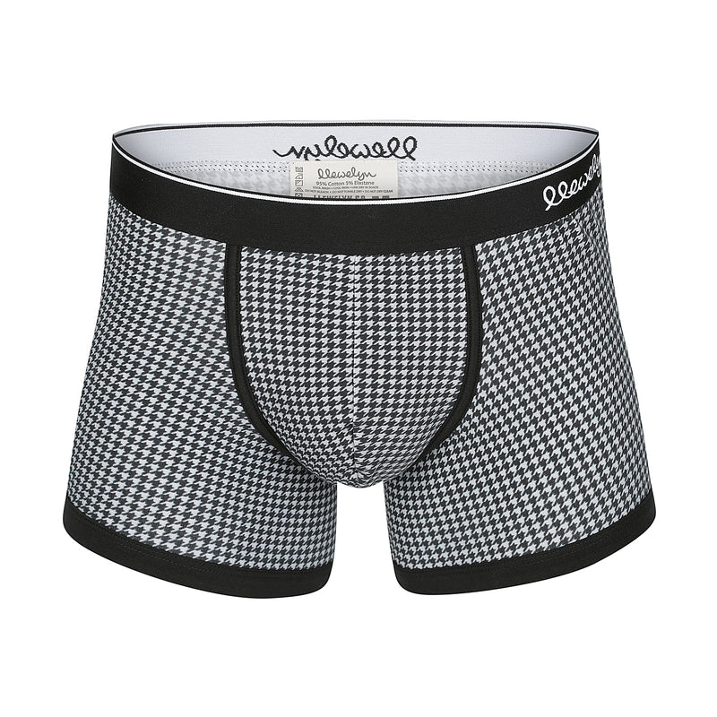 Brief Grey Houndstooth